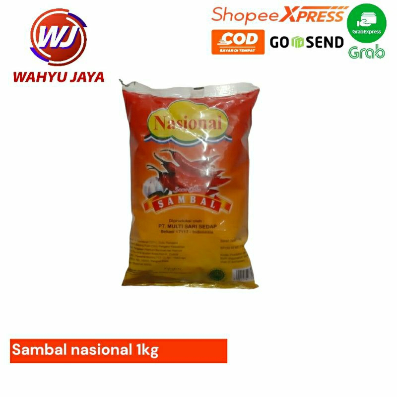 

sambal nasional kemasan 1kg