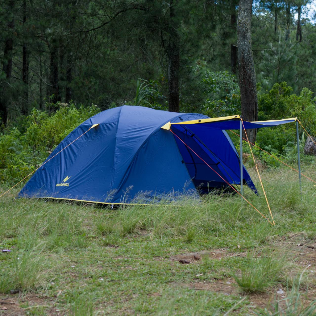 TENDA CAMPING WILDSHELL JAYADIPA 4 ORANG TENDA 4 - 5 ORANG