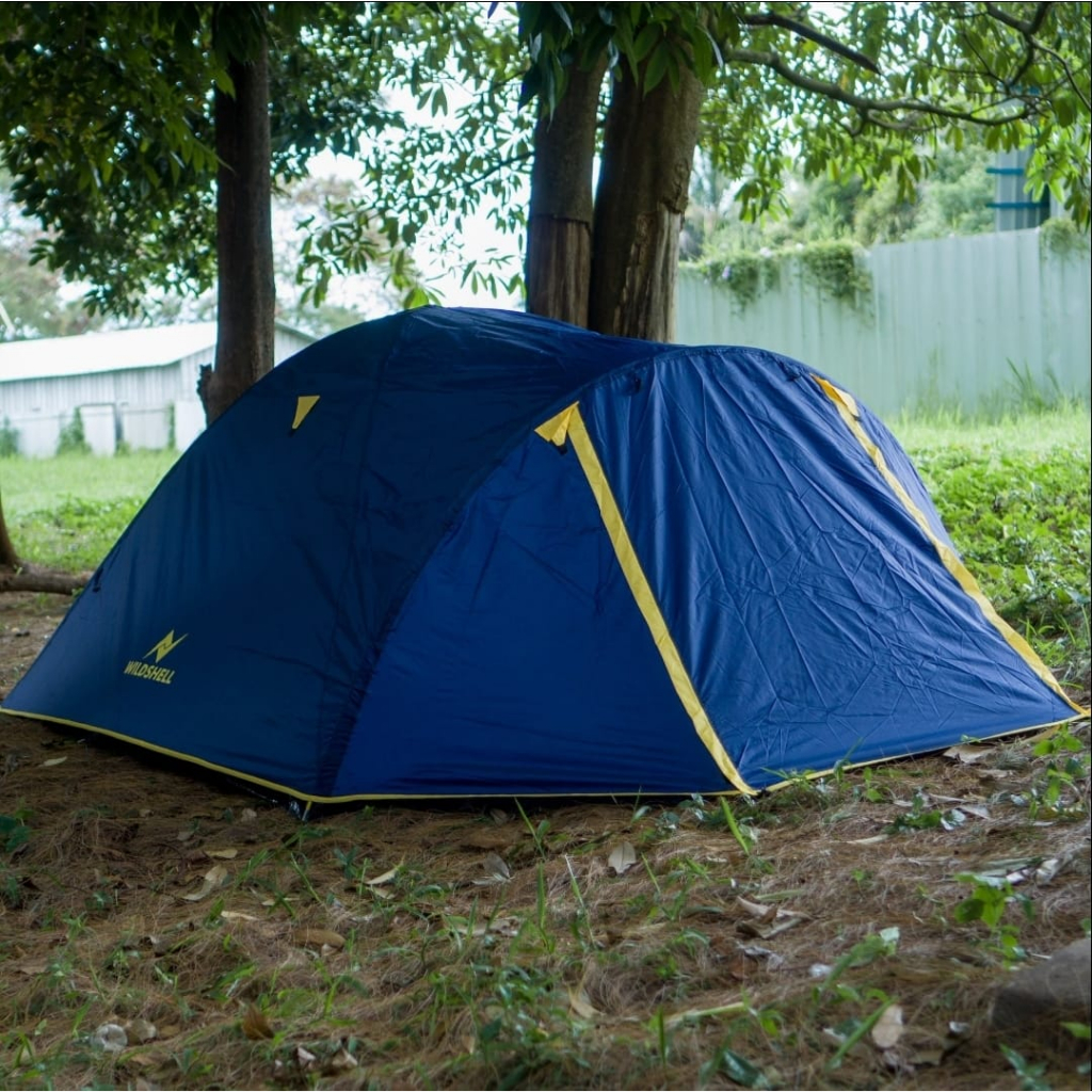 TENDA CAMPING WILDSHELL JAYADIPA 4 ORANG TENDA 4 - 5 ORANG