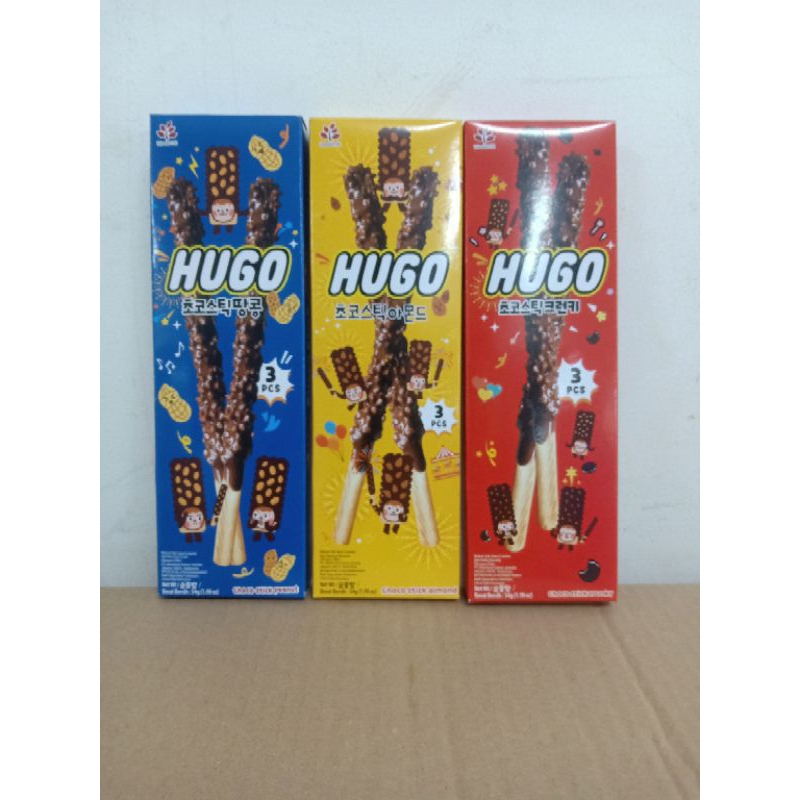 

HUGO Choco Stick Peanut 54 Gram/pack.