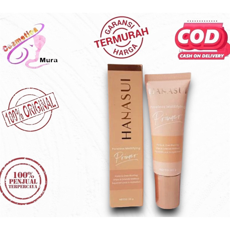 hanasui primer || base make up hanasui || hanasui poreless matifying primer