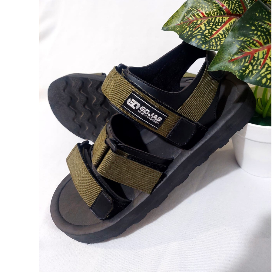 EDJAS | Sandal Gunung Pria Wanita Casual Dewasa / Sendal Tali Traveling kekinian / Sandal Slide 100260 size 39 - 43