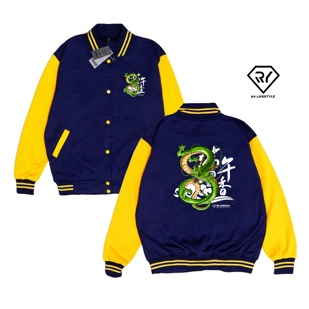 Ry Lifestyle - Jaket Varsity Dragon Rylt - Jaket Basball Unisex