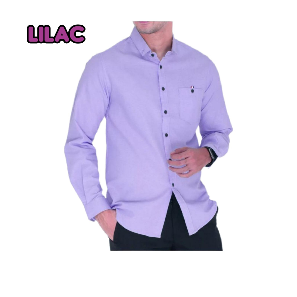 HEM PRIA POLOS LENGAN PANJANG | KEMEJA KANTOR | KEMEJA FORMAL | KEMEJA POLOS PRIA | HOT PRODUK