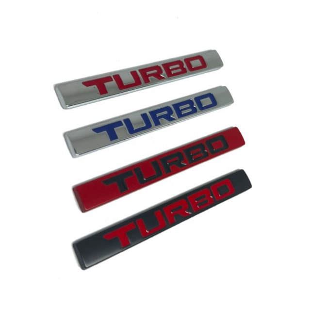 Logo Emblem Mobil Turbo Full Metal 11.3cm