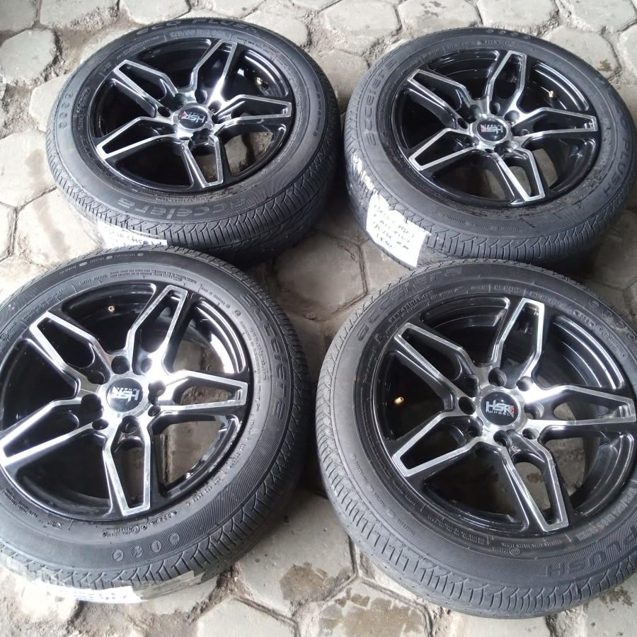 VELG MOBIL HSR BELO RING 14 LEBAR 5,5 PCD 8X100/114,3 + BAN 175 65 R14