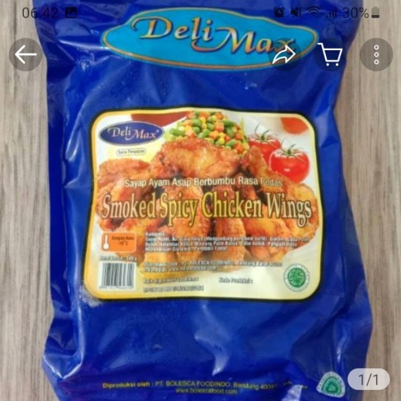 

Delimax Smoked Chivken Wings