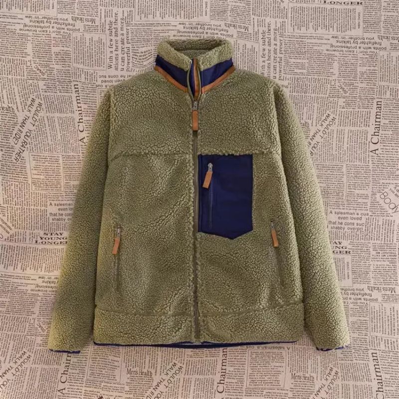 Jaket bulu tebal hangat mantel Pria Wanita