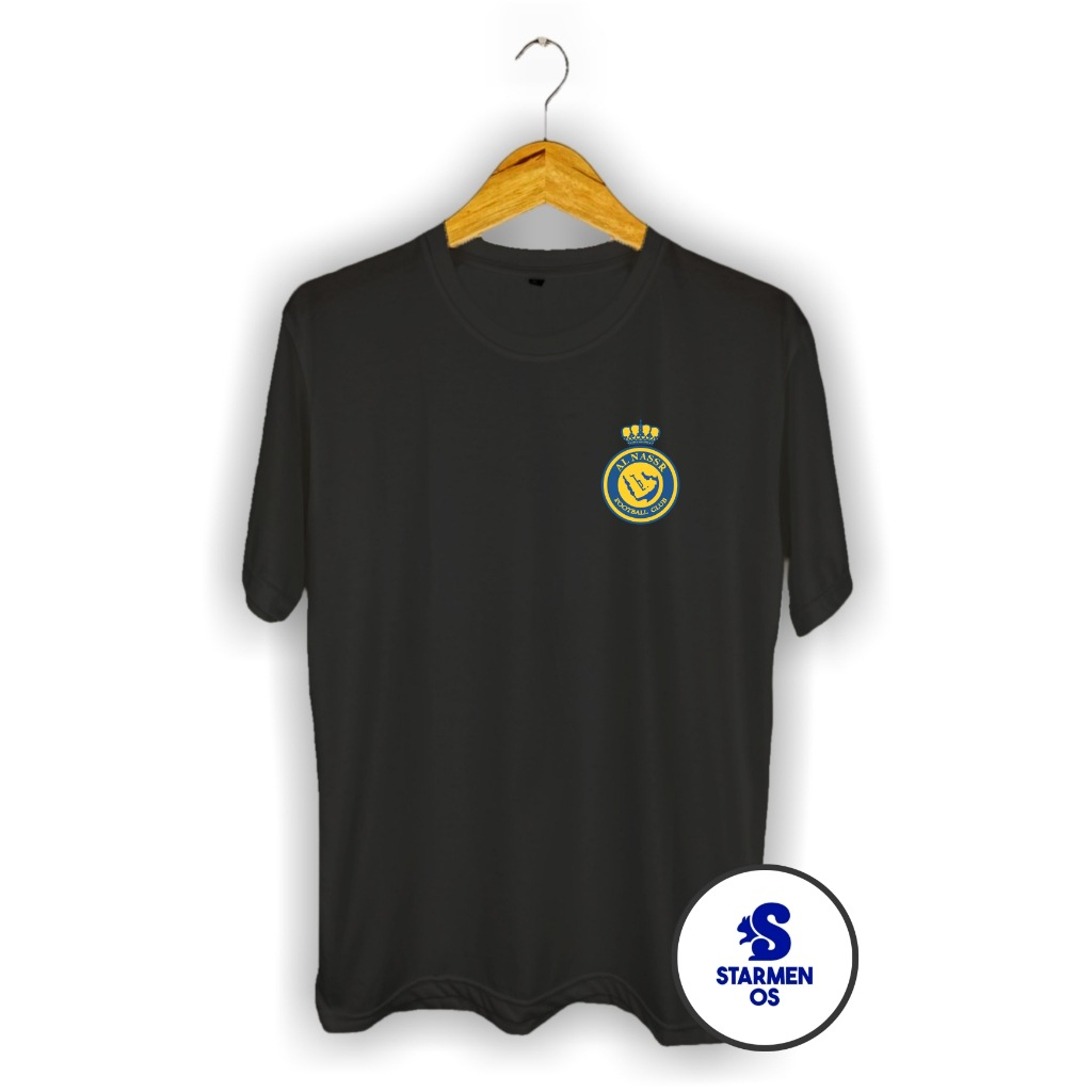 Kaos Distro Pria T-Shirt Motif Kata Kata Logo ALNASSR FC