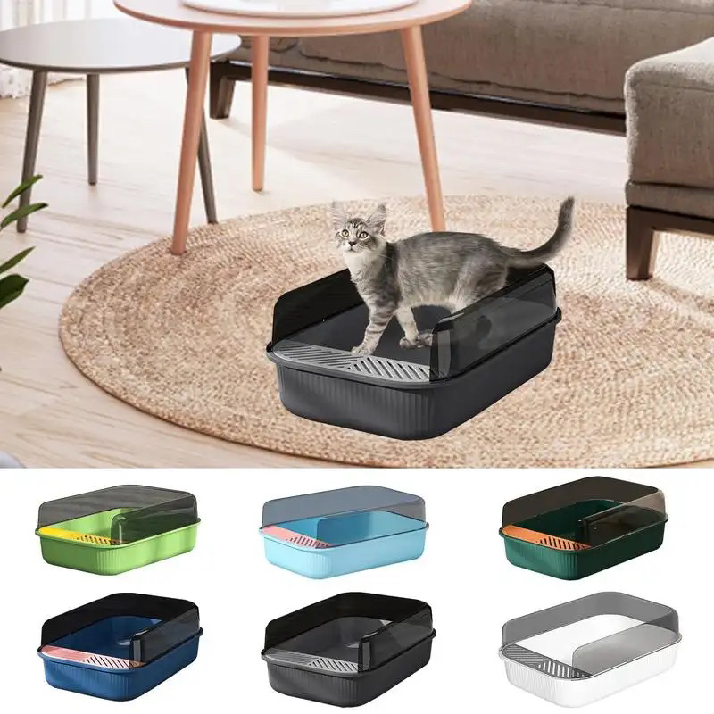 CAT LITTER BOX TRAY PLUS + SEKOP UK XL BAK PASIR BARU PLUS SEROKAN SKOP TRAY KUCING TOFU BAK PASIR