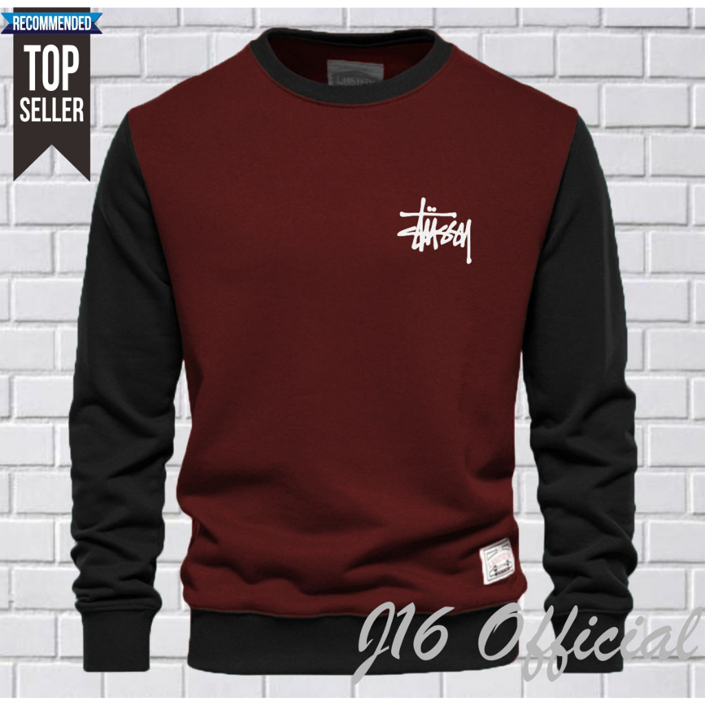 CREWNECK Jaket Distro Sweater Oblong Pria Wanita FLEECE TEBAL PREMIUM