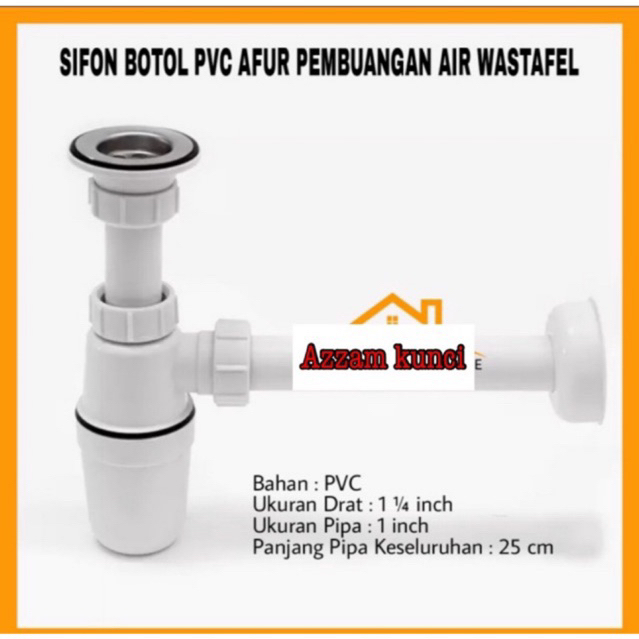 SIFON WESTAFEL 1 1/4 INC AFUR SIPHON ANGSA SIFON BOTOL SIFON WESTAFEL sifon siphon botol sifon westafel cuci tangan saluran pembuangan westafel leher angsa stanlis sifon westafel stainless sifon angsa stainless sifon botol