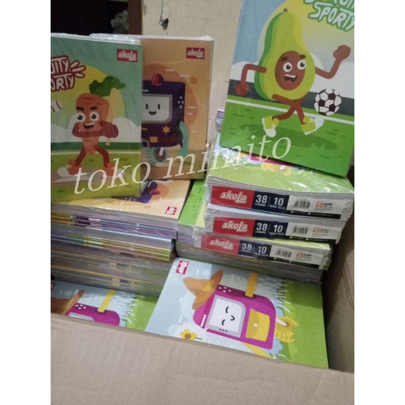 

Buku Tulis SKOLA 38 lembar SIDU (1 pack isi 10)