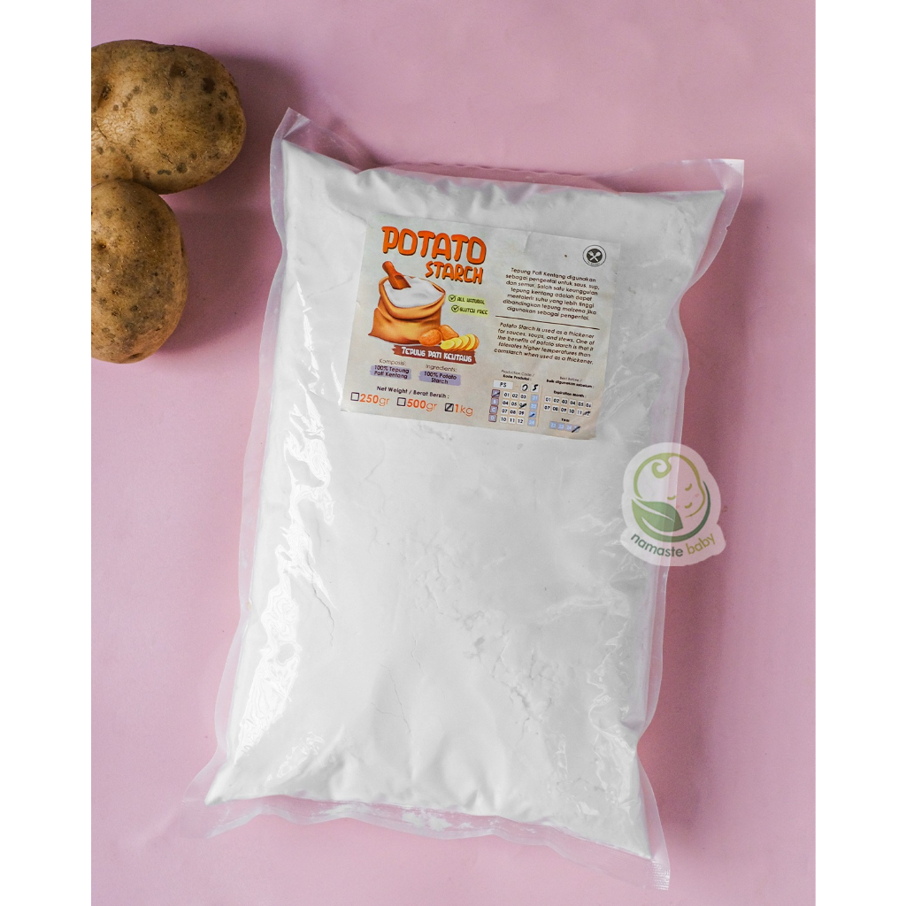 

PREMIUM POTATO STARCH - TEPUNG PATI KENTANG KUALITAS PREMIUM 1KG