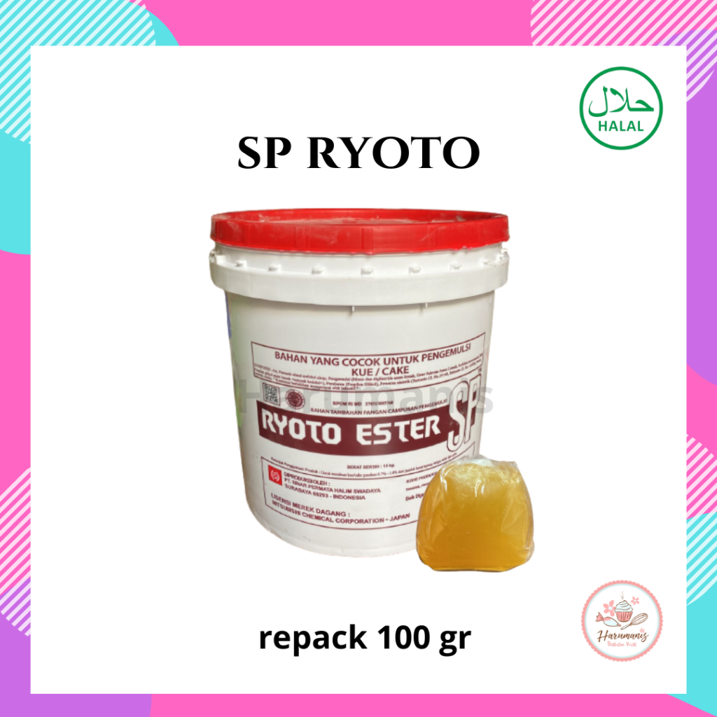 

SP Ryoto Emulsifier Pengembang Kue Repack 100gr