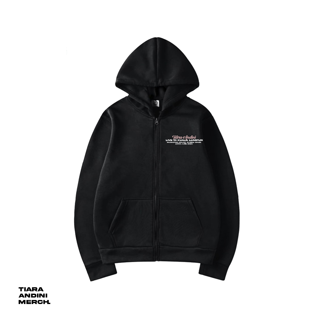 Tiara Andini Zip Hoodie Concert