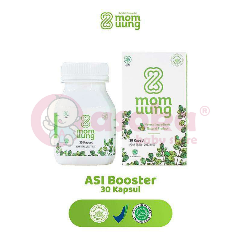 Mom Uung Asi Booster 30 Kapsul - Kapsul Pelancar Asi ASOKA