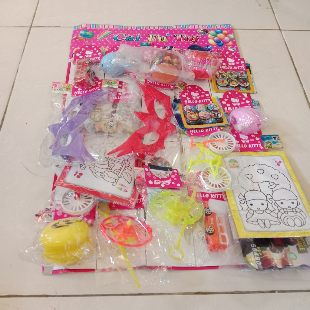 Mainan Rentengan 2000 an / Mainan Anak Rentengan Isi 20 Pcs