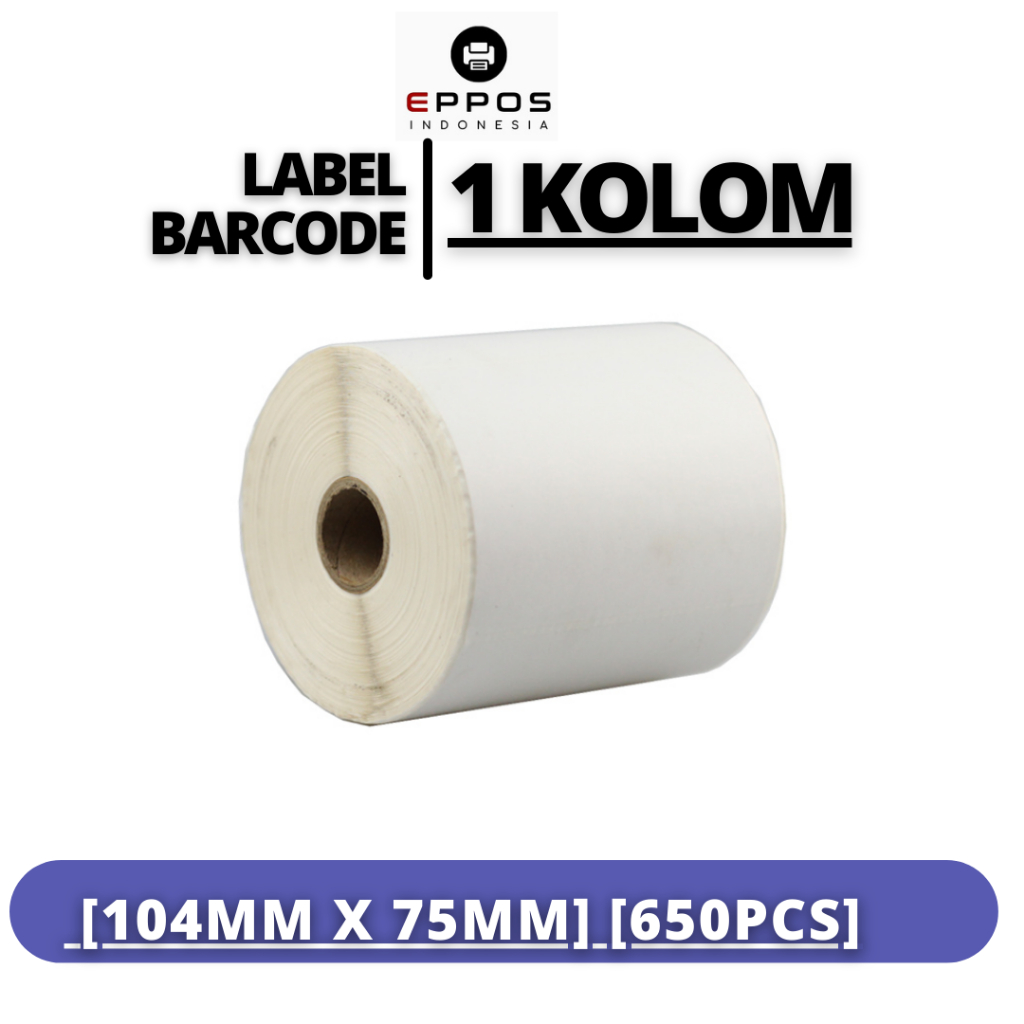 

Label Barcode 1 Kolom [104MM x 75MM] [650PCS]