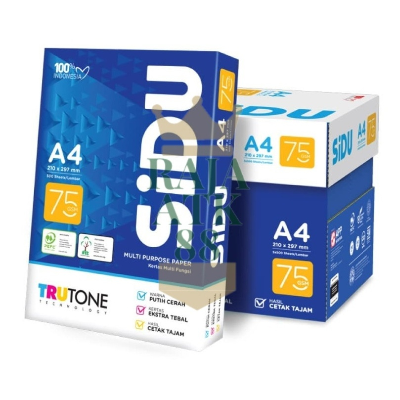 

Kertas HVS Sinar Dunia Copy Paper A4 75gr 1 Dus Khusus Gosend