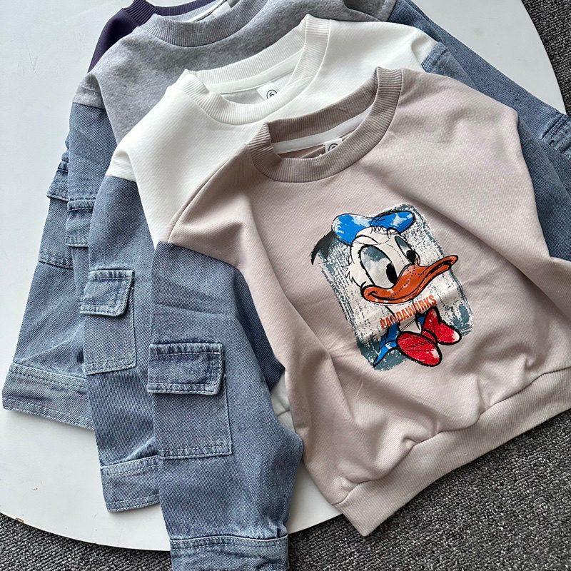 Donalduck sweater jeans | sweater crewneck anak