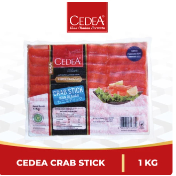 

Cedea Crab Stick 1kg / Kani (1kg)/ Crab Stik Cedea KHUSUS INSTANT