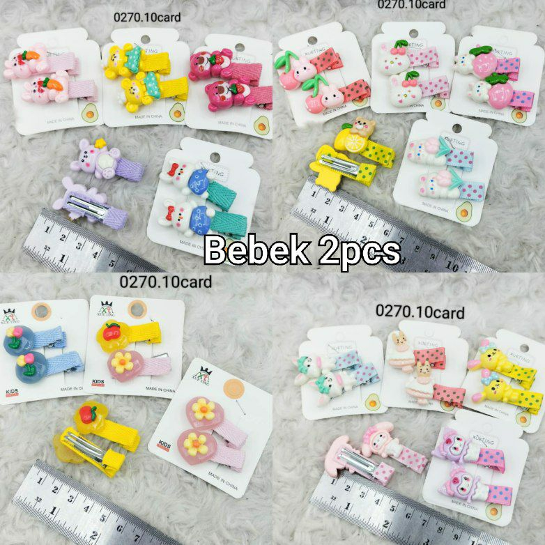[ ISI 3PCS/1 SET] JEPITAN ANAK KOREA IMPORT