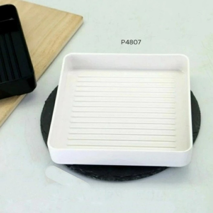 Piring Shabu Melamin 16 cm /Piring Kotak Melamine