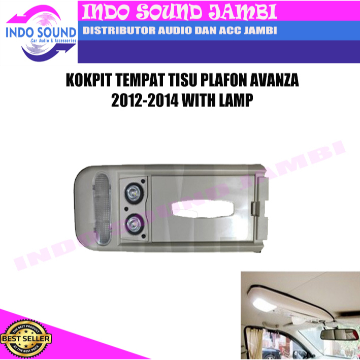 KOKPIT/ROOF CONSOLE/TEMPAT TISU PLAFON AVANZA 2012-2014 WITH LAMP