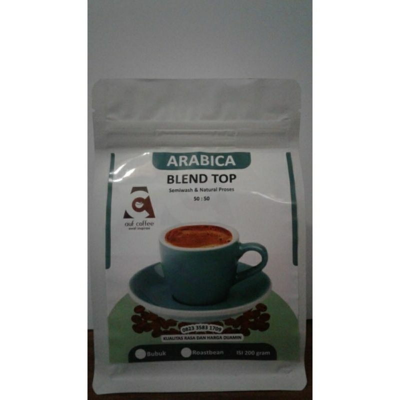 

EKSPRESSO BASE KOPI ARABIKA BLEND HOUSE BLEND 50:50 U BERKUALITAS