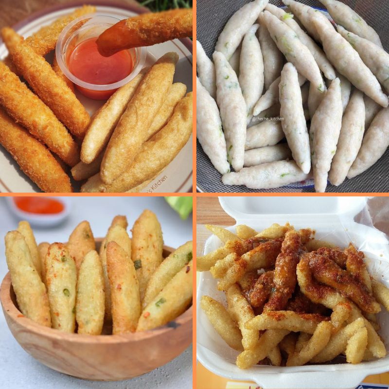 

camilan sotong tanpa ikan free bumbu tabur balado pedas (450 gram/ ±55 pcs)