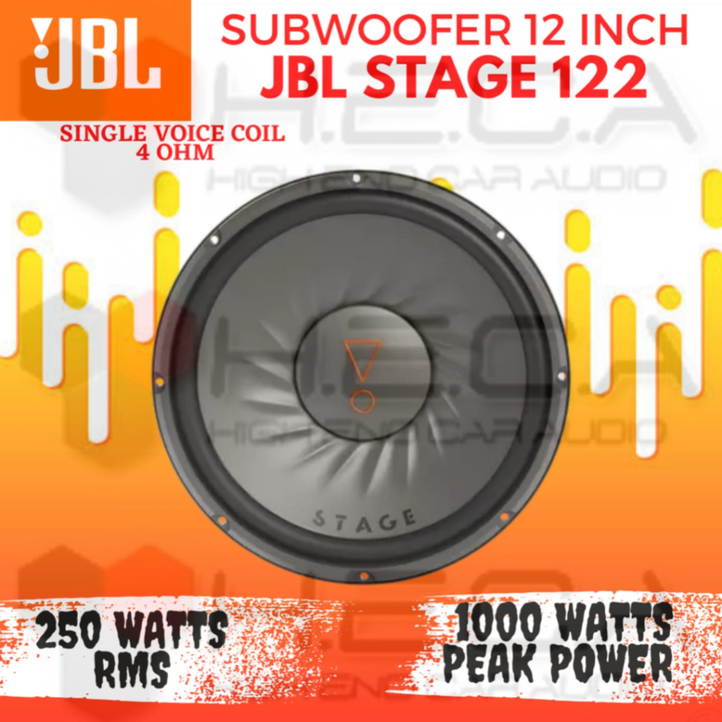 JBL Stage 122 Subwoofer 12" Pasif Single Voice Coil Bass Sub 12 inch