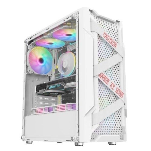 Pc White Edition Intel I5 4590 Ram 16GB SSD 256GB Vga Gtx 750Ti 4GB Monitor 24 Inch Gaming Editing Okey