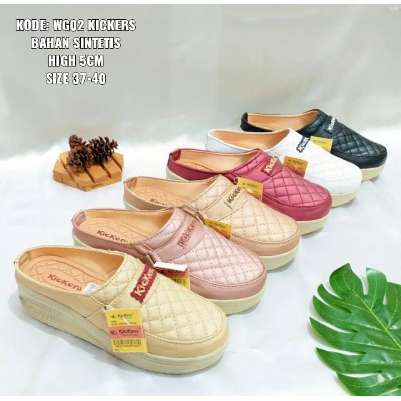 Sandal Wedges Kickers/sandal wedges karet/sandal promo/sandal wedges wanita