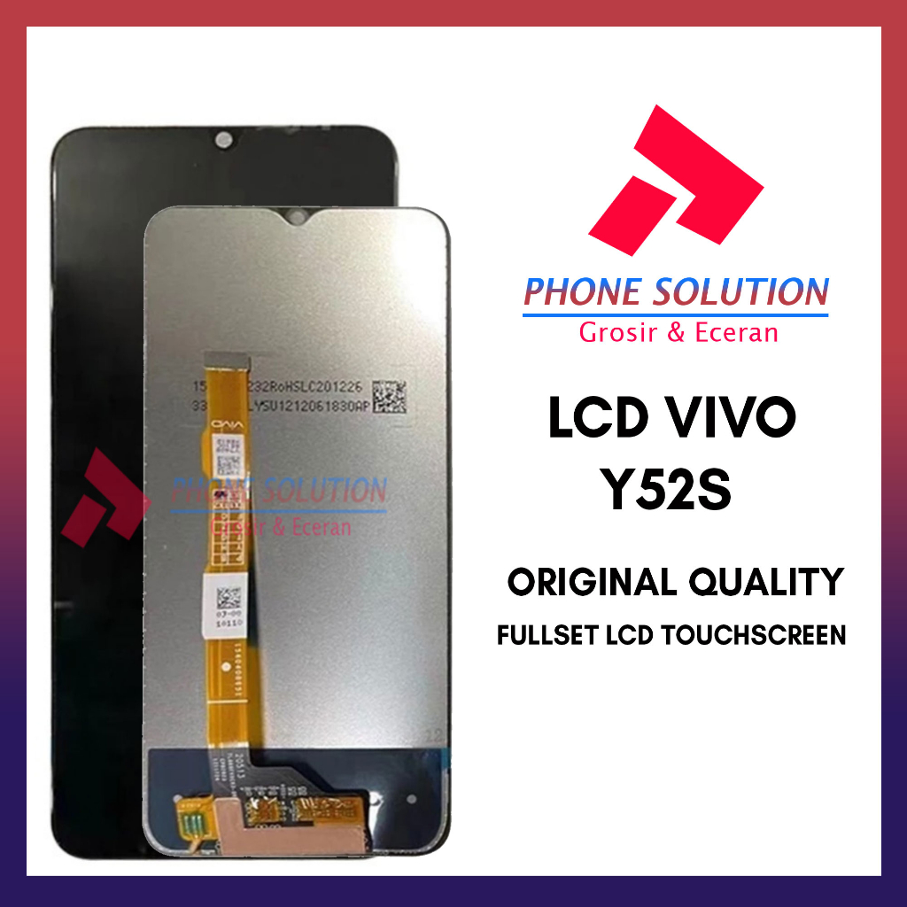 LCD Vivo Y52s Fullset Touchscreen // Supplier LCD Garansi 1 Bulan