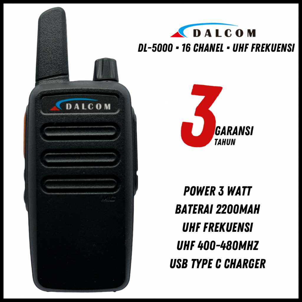 HT DALCOM DL-5000 UHF 16 CHANEL ORIGINAL