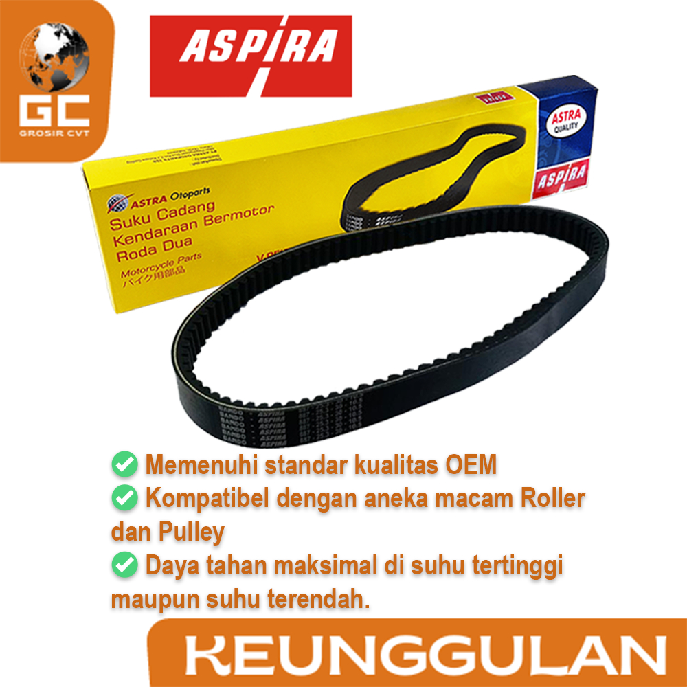 Aspira Vanbelt V Belt Van belt Fanbelt Honda Vario 125 ESP LED Injeksi H2-23100-K35-1200