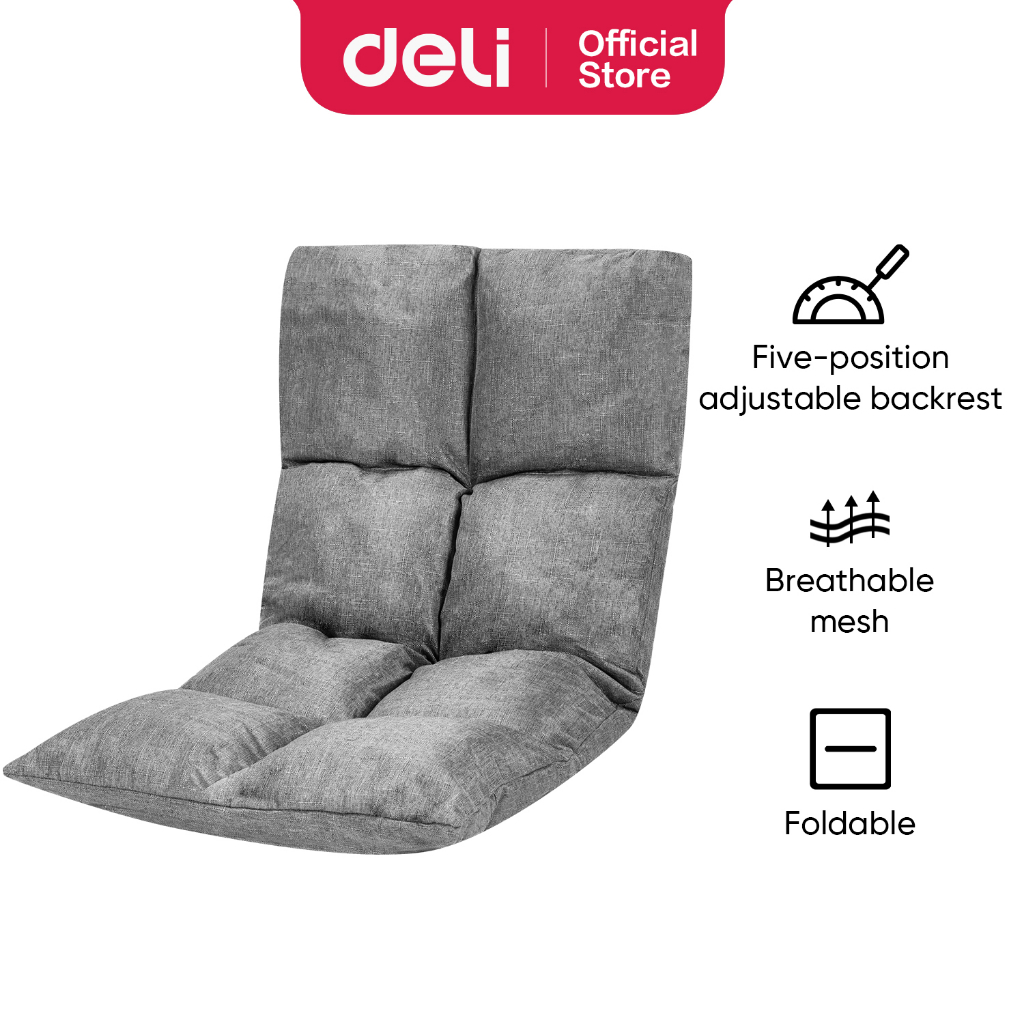 Deli Folding Sofa / Lazy Sofa / Kursi Lesehan Lantai 5 Posisi Sandar E494X