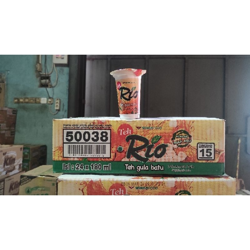 

Minuman Teh Rio Gula Batu 180ml per dus (24 pcs)