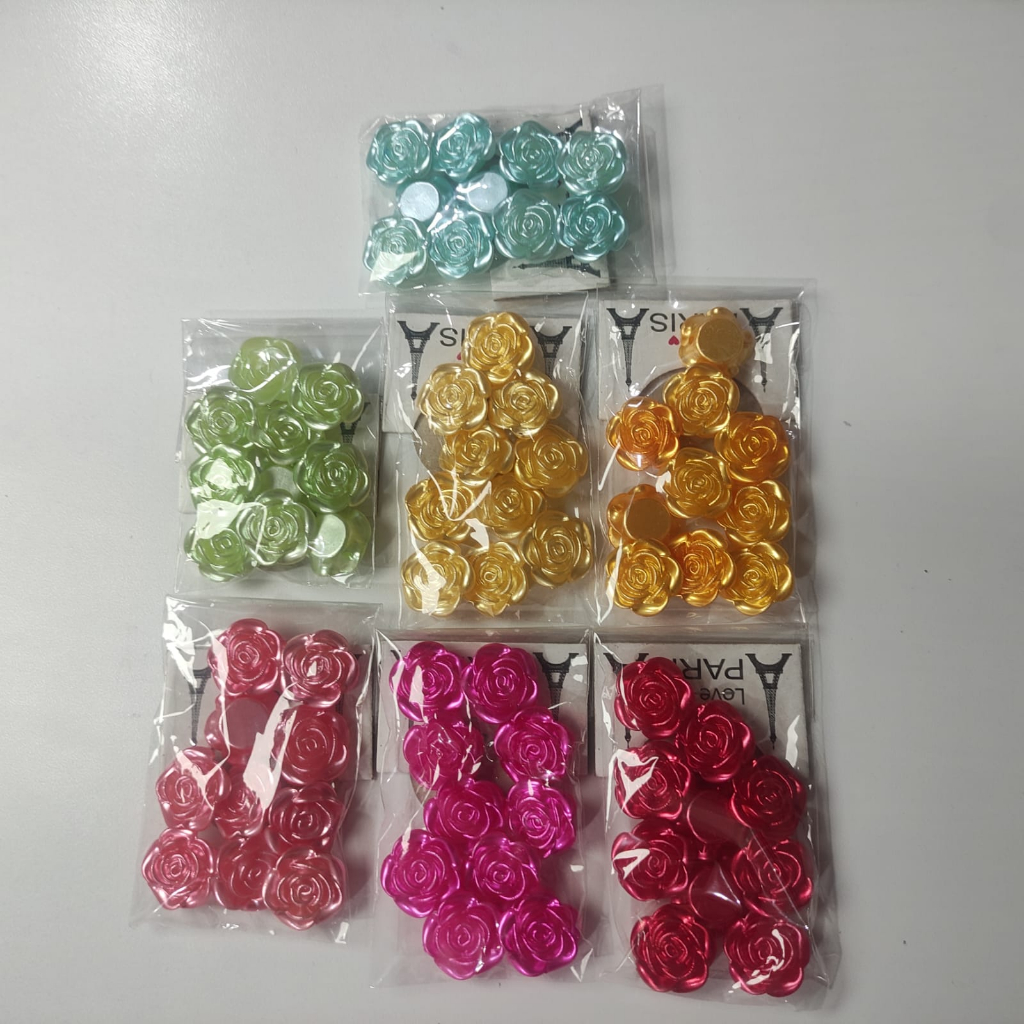 Monte Rose Mawar Beads Warna Isi 10 Colorful Art Seni Kesenian Hias Bahan Deco Payet Decoration Toploader Bead Hiasan Gelang Kalung Anting Manik Pernak Pernik Dekorasi Aksesoris Kerajinan Tangan Craft Crafting Kualitas Bagus Murah Grosir Prakarya Malang