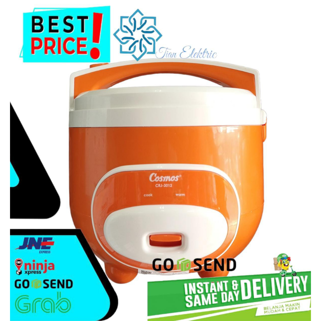 COSMOS CRJ-3012 MagicCom / Rice Cooker 1.2 Liter