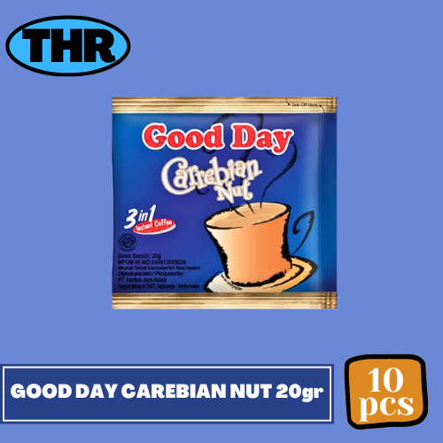 

Good Day Carebian Nut 20gr 1 Renceng isi 10pcs