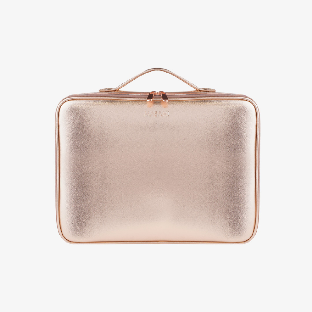 Masami L Show Bag Rose Gold 40x29x14cm Makeup Bag MUA Tas Make Up