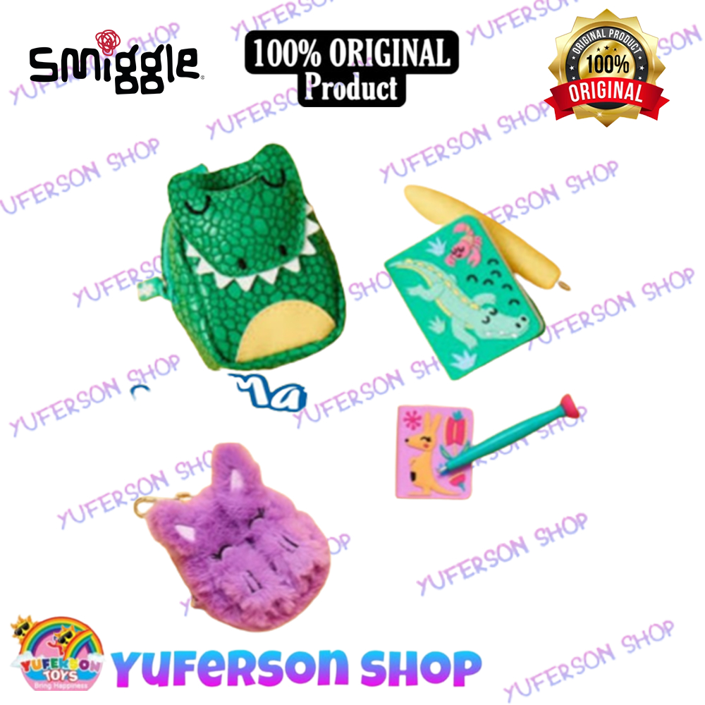 

Smiggle Lil Mates/Smiggle tempat coin dan buku catatan kecil Original