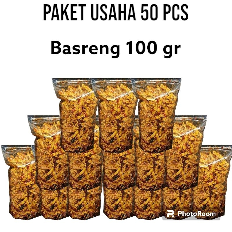 

Pket usaha 50 pcs Basreng 100 gr