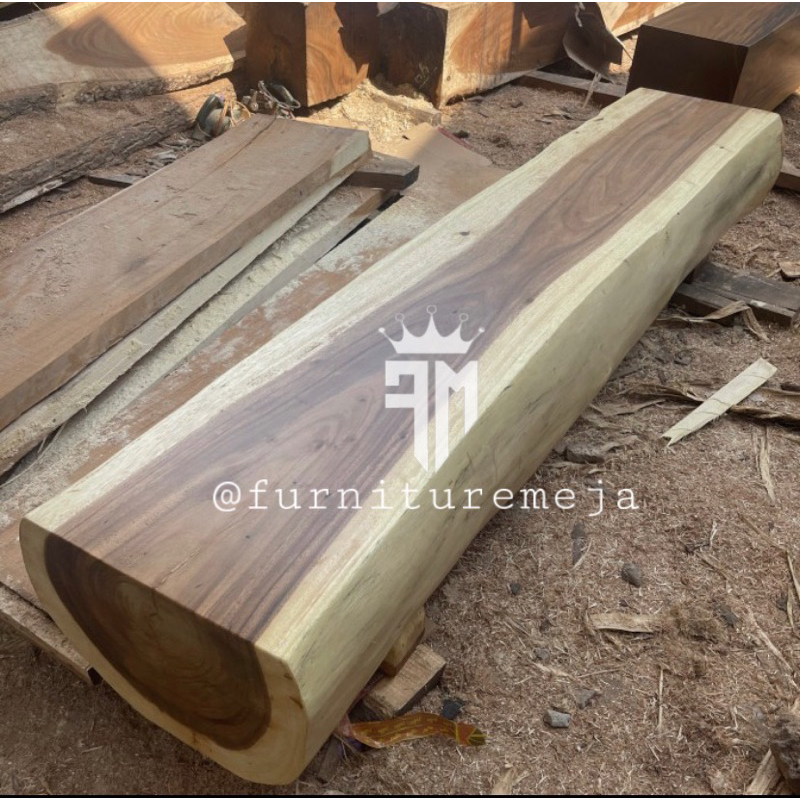 Bench Kayu Solid Trembesi Panjang 150cm