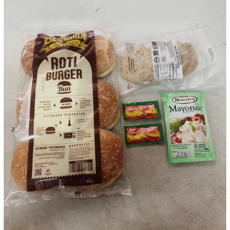 

Paket Hemat Burger Beef Patties Bernardi