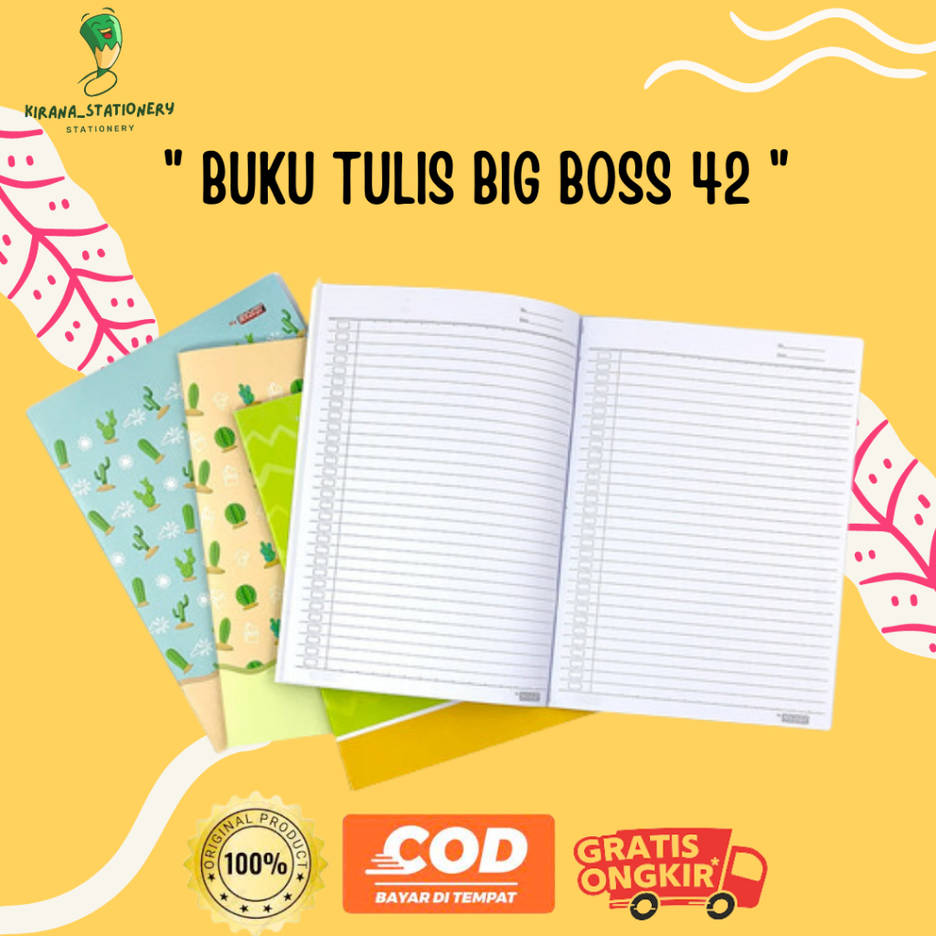 

BUKU TULIS BOXY BIG BOSS 42 LEMBAR 1PAK BUKU BOXY BIG BOSS BUKU TULIS BIG BOSS BUKU TULIS BOXY BUKU TULIS MURAH [PAK]