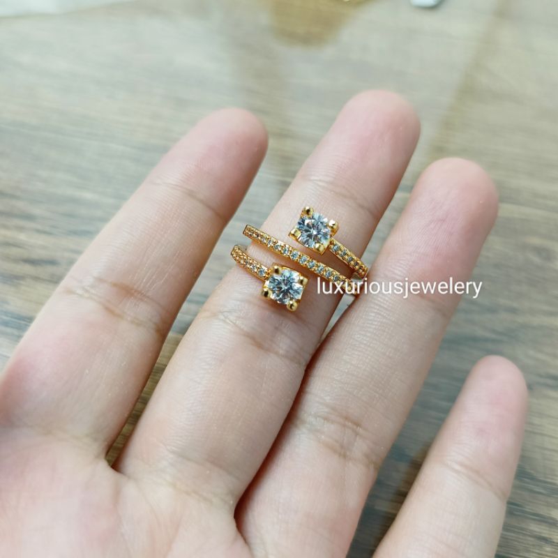 Cincin selisih lapis emas