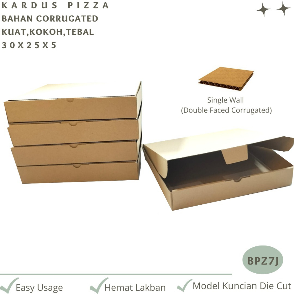 Kardus Nasi Kotak 30x25 Dus Catering 30x25 Box Nasi Kotak Dus Nasi (BPZ7J)